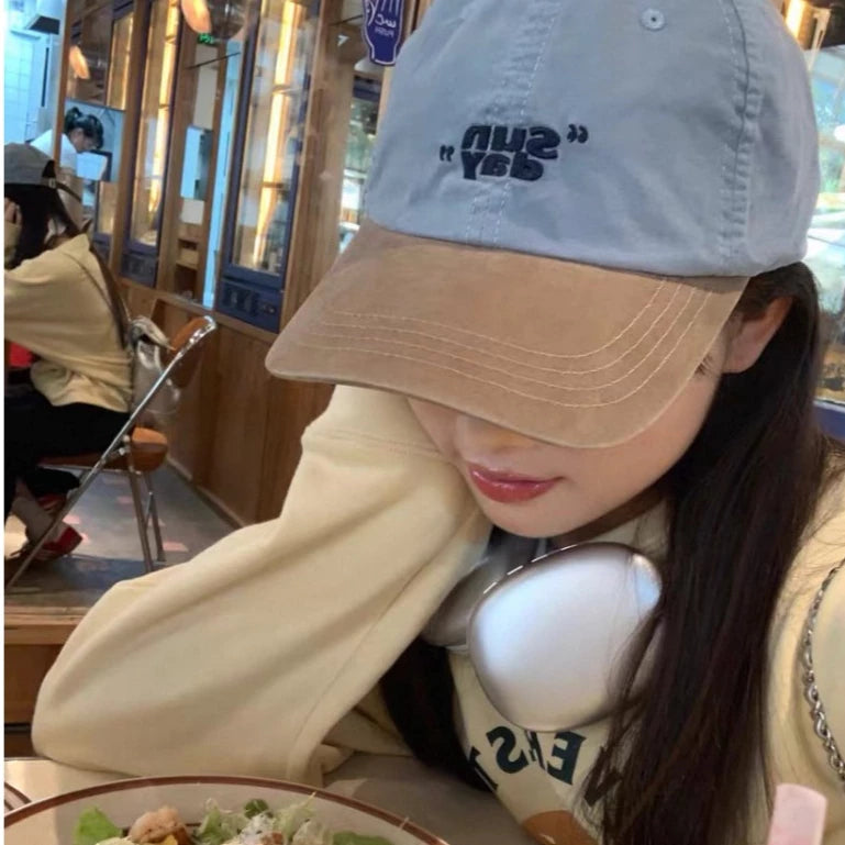 หมวกเบสบอล แบบนิ่ม ปัก Sunday งานแฟชั่น กันแดด